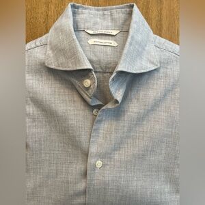Suitsupply Flannel Egyptian Cotton Dress Shirt